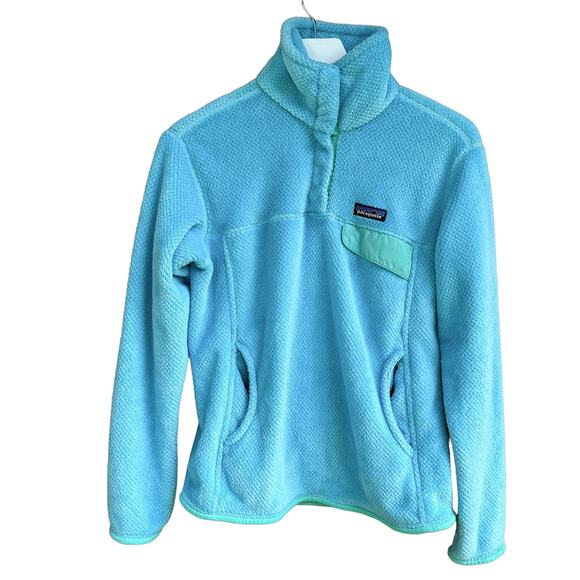 Patagonia Re-Tool Snap-T Fleece Cuban Blue X-Dye - Picture 1 of 5